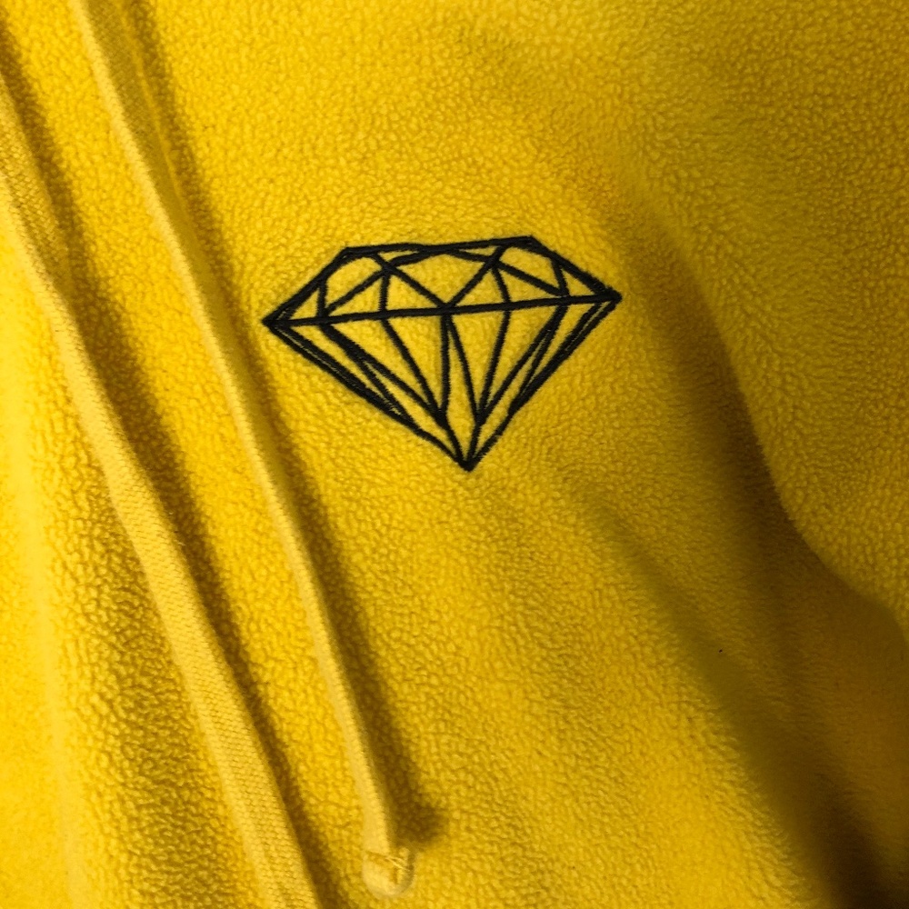 Men's Yellow Diamond Hoodie